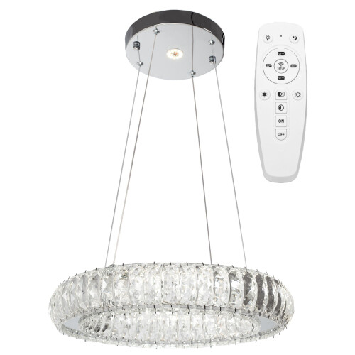 Plafonnier À Led En Cristal App1040-cp + Télécommande