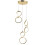 Suspension Led G073-3cpr Gold 3