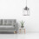Kristalzilver Plafondlamp APP508-1CP 8