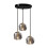 Lampada Da Soffitto Cristallo Black APP588-3CPR 10