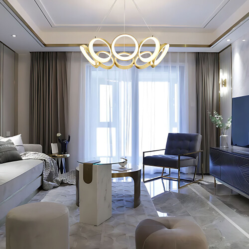 Led Lamp App1800-cp Brush Gold 1