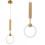 Φωτιστικό Οροφής Led Lhj059-1cp Brush Gold 1