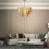 Hangende Plafondlamp APP1677-8CP Bruin 7