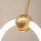 Φωτιστικό Οροφής Led Lhj059-1cp Brush Gold 5