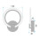 Applique Da Parete Led Lhj067-w Chrome 9