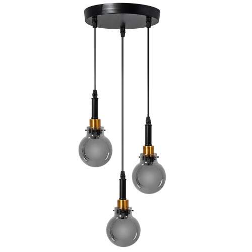 Lampada APP1125-3CP Black Gold 2