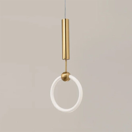 Φωτιστικό Οροφής Led Lhj059-1cp Brush Gold 1