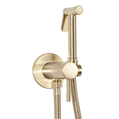 Bidé Csap Lungo Loop Gold Brush