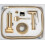 Bidé Csap Lungo Loop Gold Brush 7