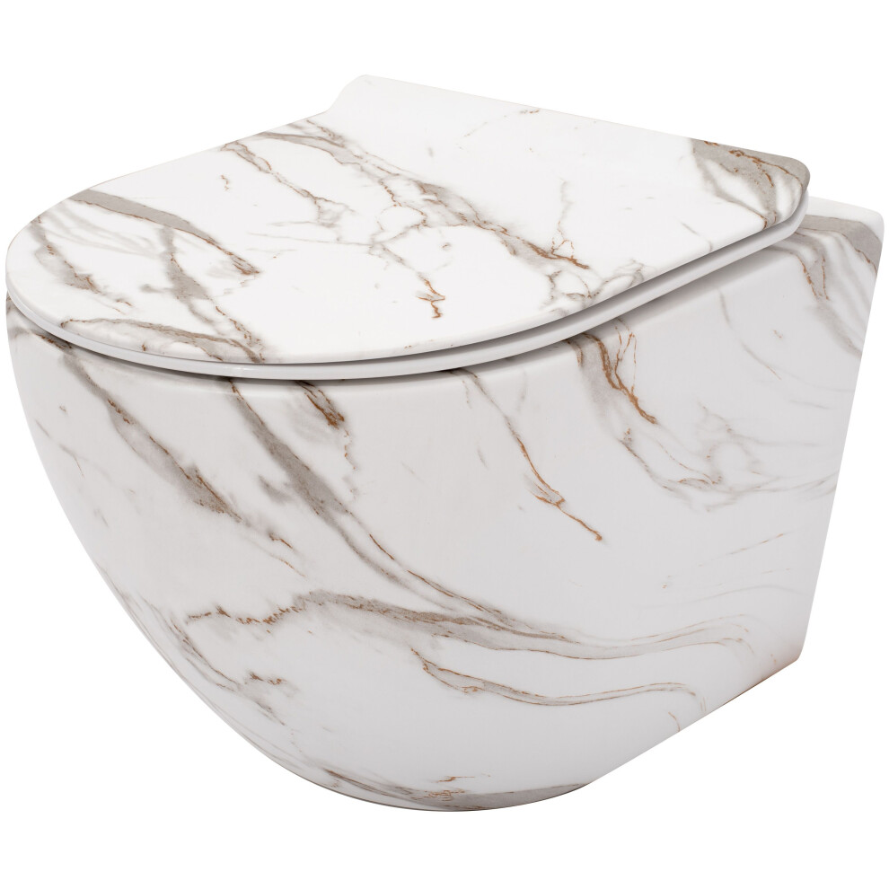 Toilet Bowl Carlos Slim Lava Mat 5902557365784