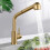 Βρύση Κουζίνας Rea Troy Gold Brushed 8