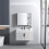 Σετ Επίπλων Μπάνιου Με Νιπτήρα Astor 60cm White 1
