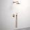 Inbouw Regendoucheset Rea Lungo Copper + Box 7