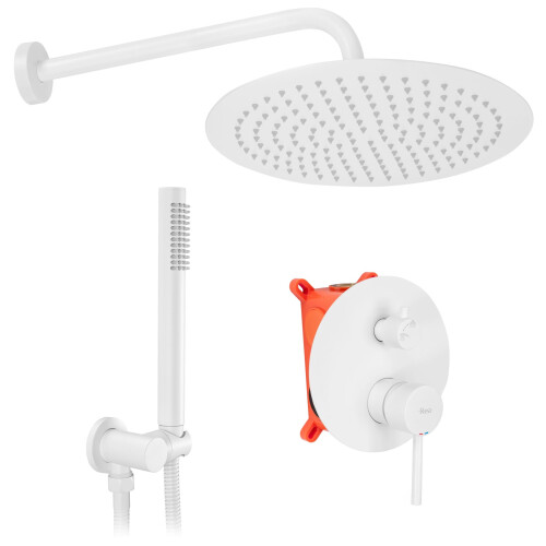 Inbouw Regendoucheset Rea Lungo White + Box