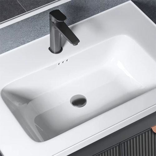 Set Di Mobili Da Bagno Con Lavabo Mario 60cm Grey 2
