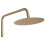 Shower Set With Thermostat Rea Lungo Gold Brush 6