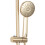 Set Doccia Rea Luis Gold Brush 8