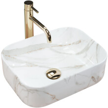 Countertop Washbasin Rea Demi Mini Aiax Shiny