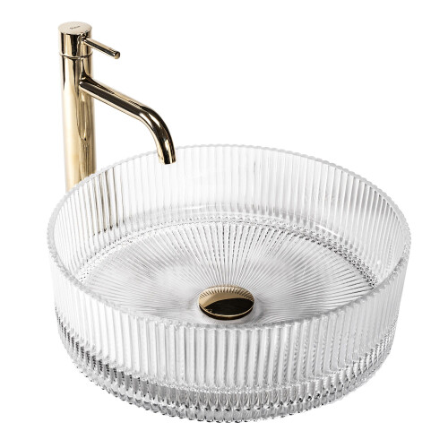 Countertop Washbasin Rea Ingrid Transparent 1