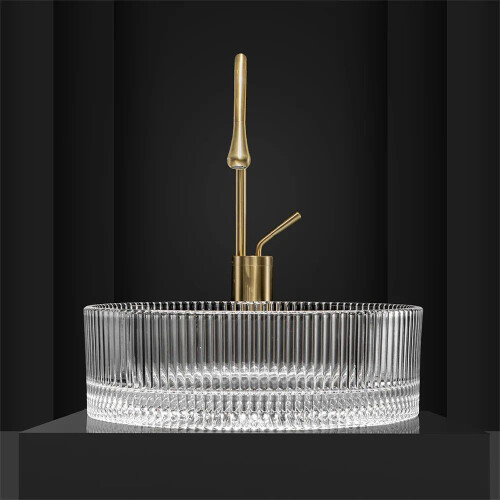 Countertop Washbasin Rea Ingrid Transparent 2