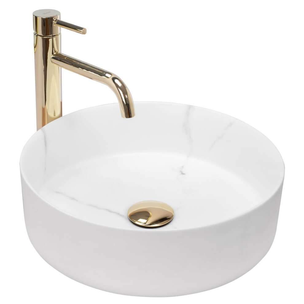 Countertop Washbasin Rea Sami Marble Mat 5902557356621