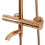 Shower Set With Thermostat Rea Lungo Copper 10