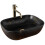 Lavabo Da Appoggio Rea Belinda Black Marble Mat 1