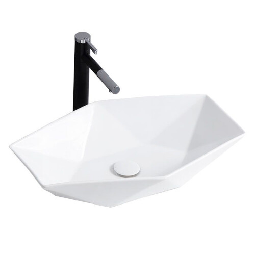 Countertop Basin Rea Vegas White 1