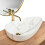 Countertop Basin Rea Greta 65 Bianco Shiny 9