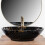 Lavabo Da Appoggio Rea Pamela Black Marble Shiny 4