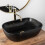 Lavabo Da Appoggio Rea Belinda Black Marble Mat 2