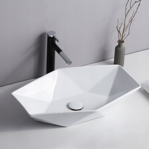 Countertop Basin Rea Vegas White 2