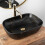 Lavabo Da Appoggio Rea Belinda Black Marble Mat 5