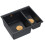 Lavello In Granito Logan 150 Black Rame 4