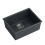 Évier En Granit David 50 Black Metallic Acier 2