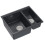 Évier En Granit Logan 150 Black Metallic Or 9