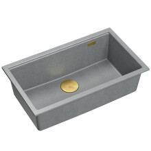 Granite Sink Logan 110 Grey Metallic Gold