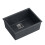 Évier En Granit David 50 Black Metallic Acier 9