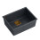 Évier En Granit David 50 Black Metallic Acier 3