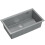 Évier En Granit Logan 110 Grey Metallic Acier 2