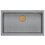 Granite Sink Logan 110 Grey Metallic Copper 6