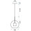 Lampe Gold Loft APP554-1CP 20cm 7