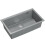 Νεροχύτης Από Γρανίτη Logan 110 Grey Metallic ( 76 X 45 X 23.5 Cm) Χρυσό 9