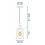 Lampe APP1035-1CP White 5