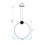 Lampe Led App1395-cp Black 40cm 8