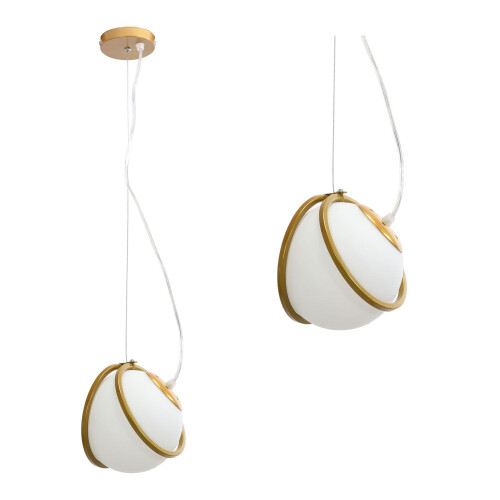 Lampe APP1088-1CP Gold White 1