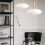 Hangende Plafondlamp Melkglas Goud Wit APP668-1CP 5