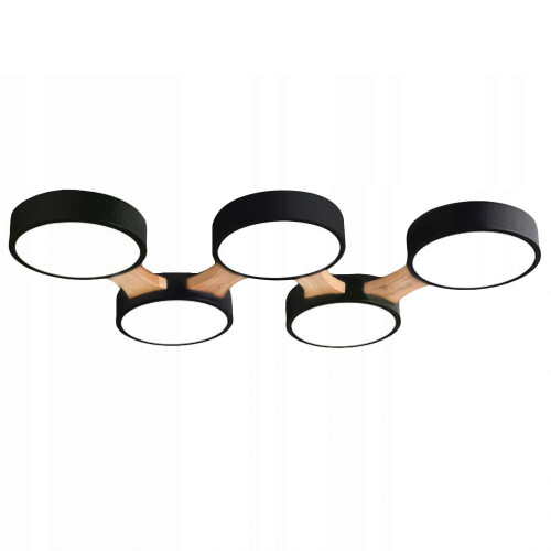 Lampada Da Soffitto Black Nera APP526-5C 1