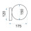 Lampe Murale APP1009-1W Gold 7