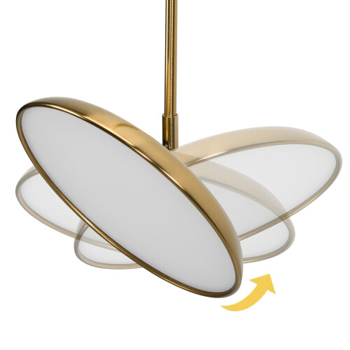 Lampa Wisząca Led App1281-cp Gold 1